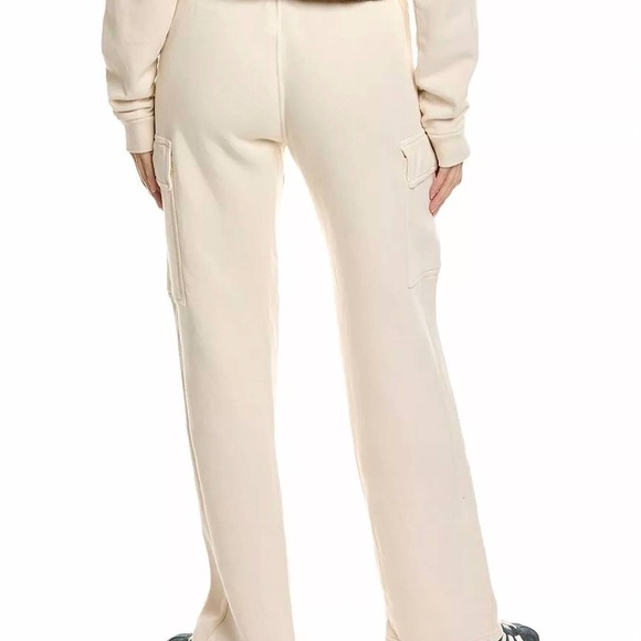 perfectwhitetee Cargo Sweatpants in Sugar - Picture 4 of 5